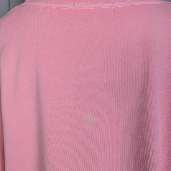 Wildfox Inside Out Baggy Beach Sweatshirt Pink and White Size M - Picture 9 of 15